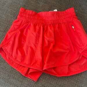 Lululemon Red Shorts